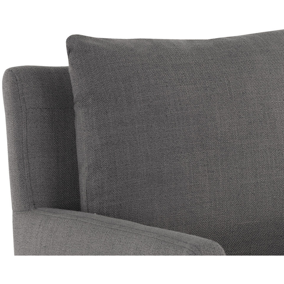 Glenrose Effie Smoke Wheeled Dining Armchair, Wheeled